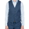Gibson Slim Fit Mighty Blue Wool Vest FGD019 -Gant Shop 492238180 1 720x928