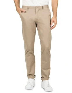 Hawthorn Stretch Twill Slim Straight Pant Beige