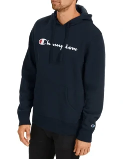 Champion Script Hoodie Navy -Gant Shop 593879230 2 720x928