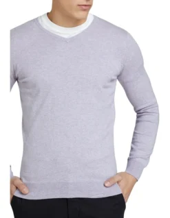 Oxford Cotton Cashmere V-neck Pullover -Gant Shop 794258470 4 720x928