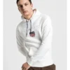 Gant Shield Sweat Hoodie In White -Gant Shop 796765510 1 720x928