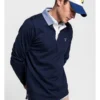 Gant Rugger Original Heavy Rugby Tops In Navy -Gant Shop 796765780 1 720x928
