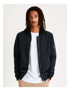 The Langy Bomber Jacket Navy -Gant Shop 803997010 3 1 720x928