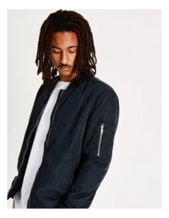 The Langy Bomber Jacket Navy -Gant Shop 803997010 5 1 720x928