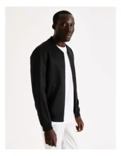 Jackson Textured Bomber Black -Gant Shop 804219130 5 1 720x928