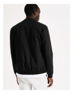 Jackson Textured Bomber Black -Gant Shop 804219130 6 720x928