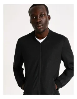 Jackson Textured Bomber Black -Gant Shop 804219130 7 720x928