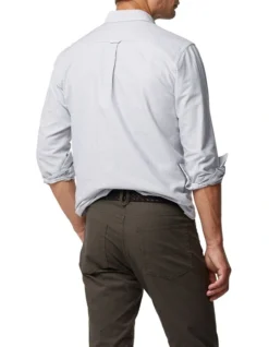 Gunn Oxford Stripe Sports Fit Shirt Granite -Gant Shop 825937840 3 1 720x928