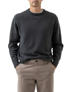Gunn Crew Knit Charcoal