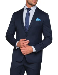 Van Heusen Slim Suit Jacket Navy