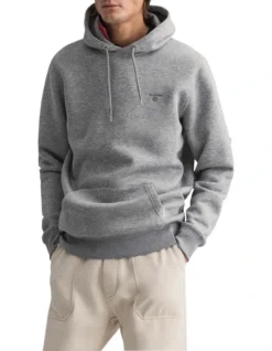 Gant Original Sweat Hoodie In Grey