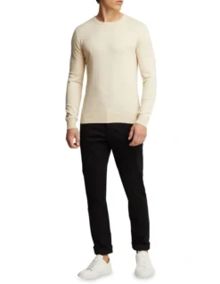 Oxford Crew Neck Cotton Cashmere Pullover -Gant Shop 863065720 5 720x928