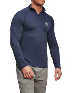 Performance Quarter Zip Sweatshirt Navy