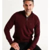 Bloomsbury Quarter Zip Sweater Wine 2 Bloomsbury Quarter Zip Sweater Wine -Gant Shop 879844510 1 720x928