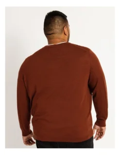 Australian Merino V-Neck In Copper -Gant Shop 879881410 5 720x928