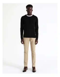 Australian Merino Crew Neck Knit In Black 11 Australian Merino Crew Neck Knit In Black -Gant Shop 880381450 3 1 720x928