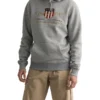 Gant Archive Shield Hoodie Grey 2 Gant Archive Shield Hoodie Grey -Gant Shop 881315380 1 720x928
