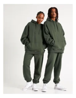 All Gender Oversized Heavyweight Hood Sweat Forest -Gant Shop 881834140 3 720x928