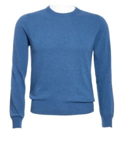 Cashmere Crewneck Knit In Denim -Gant Shop 883059220 4 720x928