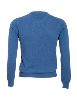 Cashmere Crewneck Knit In Denim -Gant Shop 883059220 6 720x928