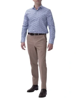 Floral Shirt Navy Blue