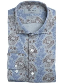 Floral Shirt Grey/Brown -Gant Shop 883570960 6 720x928