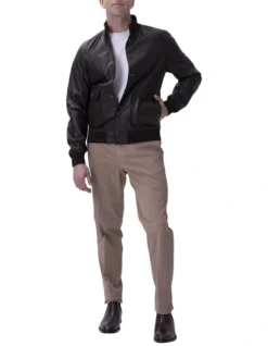 Henry Sartorial X Valstar Iconic Leather Jacket Caffe -Gant Shop 883574650 883552060 7 720x928