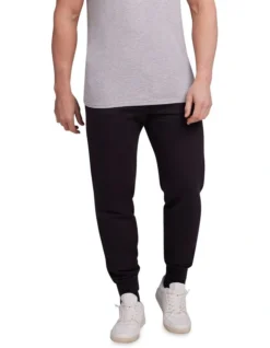 Cuffed Sweat Pants In Black