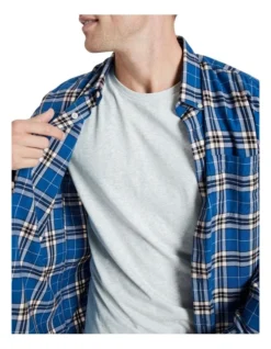 Jimmy Long Sleeve Shirt Blue Check -Gant Shop 890708950 4 720x928