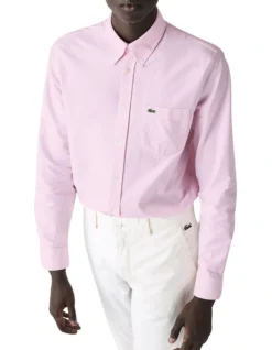 Lacoste Long Sleeve Regular Fit Oxford Shirt Nidus -Gant Shop 894340720 2 720x928