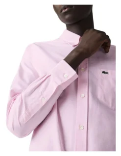 Lacoste Long Sleeve Regular Fit Oxford Shirt Nidus -Gant Shop 894340720 6 720x928