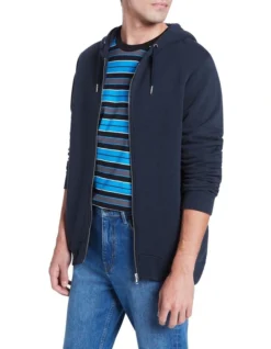 Watts Zip Through Green Stripe