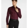 Portsea Slim Shirt Burgundy -Gant Shop 906467950 1 720x928
