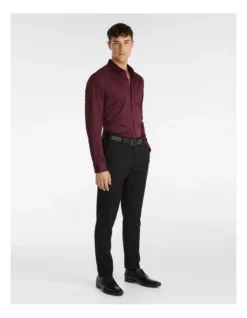 Portsea Slim Shirt Burgundy 10 Portsea Slim Shirt Burgundy -Gant Shop 906467950 4 720x928