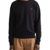 Gant Original C-Neck Sweat In Black 2 Gant Original C-Neck Sweat In Black -Gant Shop 907275790 1 720x928