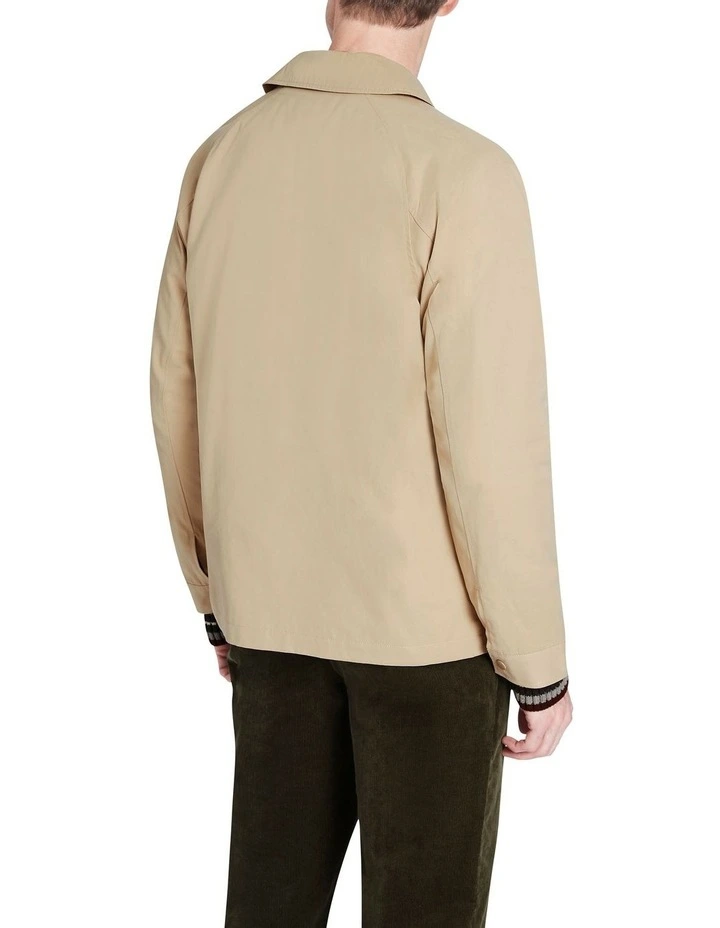 Luke Coach Jacket In Light Tan 5 Luke Coach Jacket In Light Tan - Image 3