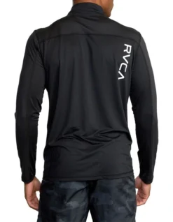 RVCA Sport Vent Long Sleeve Half Zip Pullover Black -Gant Shop 915226390 3 720x928