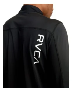 RVCA Sport Vent Long Sleeve Half Zip Pullover Black -Gant Shop 915226390 7 720x928