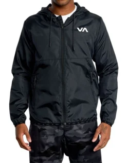 RVCA Hexstop IV Hooded Jacket Black