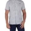 Palm Tree Poplin Short Sleeve Shirt In Grey -Gant Shop 916060510 1 720x928