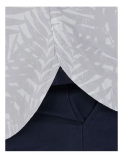 Palm Tree Poplin Short Sleeve Shirt In Grey -Gant Shop 916060510 6 720x928