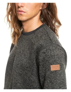 Quiksilver Keller Sweatshirt Gunmetal -Gant Shop 923864590 4 720x928