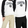 Champion Reverse Weave Archive Crew Sweat In Black/White -Gant Shop 924465160 1 720x928