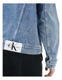 Calvin Klein Jeans Regular 90s Denim Jacket In Blue Duster 10 Calvin Klein Jeans Regular 90s Denim Jacket In Blue Duster -Gant Shop 926554150 4 720x928