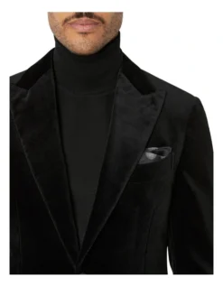 Matera Velvet Jacket In Black -Gant Shop 927883810 927862570 3 720x928
