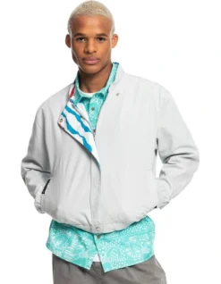 Quiksilver X Stranger Things The Steve Jacket In Pearl Blue