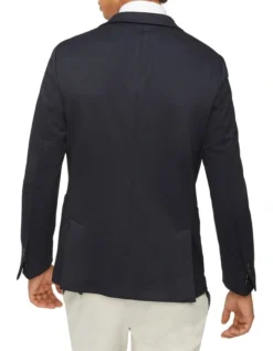 Calvin Klein Puppytooth Knit Blazer In Navy -Gant Shop 928885510 3 720x928