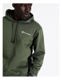 Champion Panel Hoodie In Green -Gant Shop 931074400 3 720x928