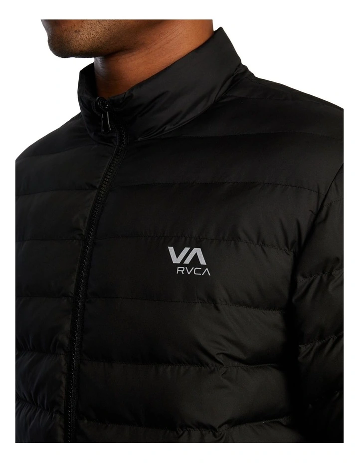 RVCA Packable Puffa In Black 6 RVCA Packable Puffa In Black - Image 4