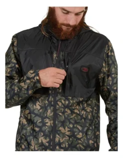 Quiksilver Mikey Wright Lizard Heads Hooded Jacket In Black -Gant Shop 933858820 4 720x928
